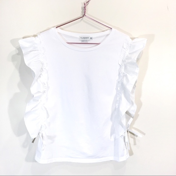 Molly Bracken Tops - Lily Sidonio Molly Bracken Ruffle Sleeve Blouse